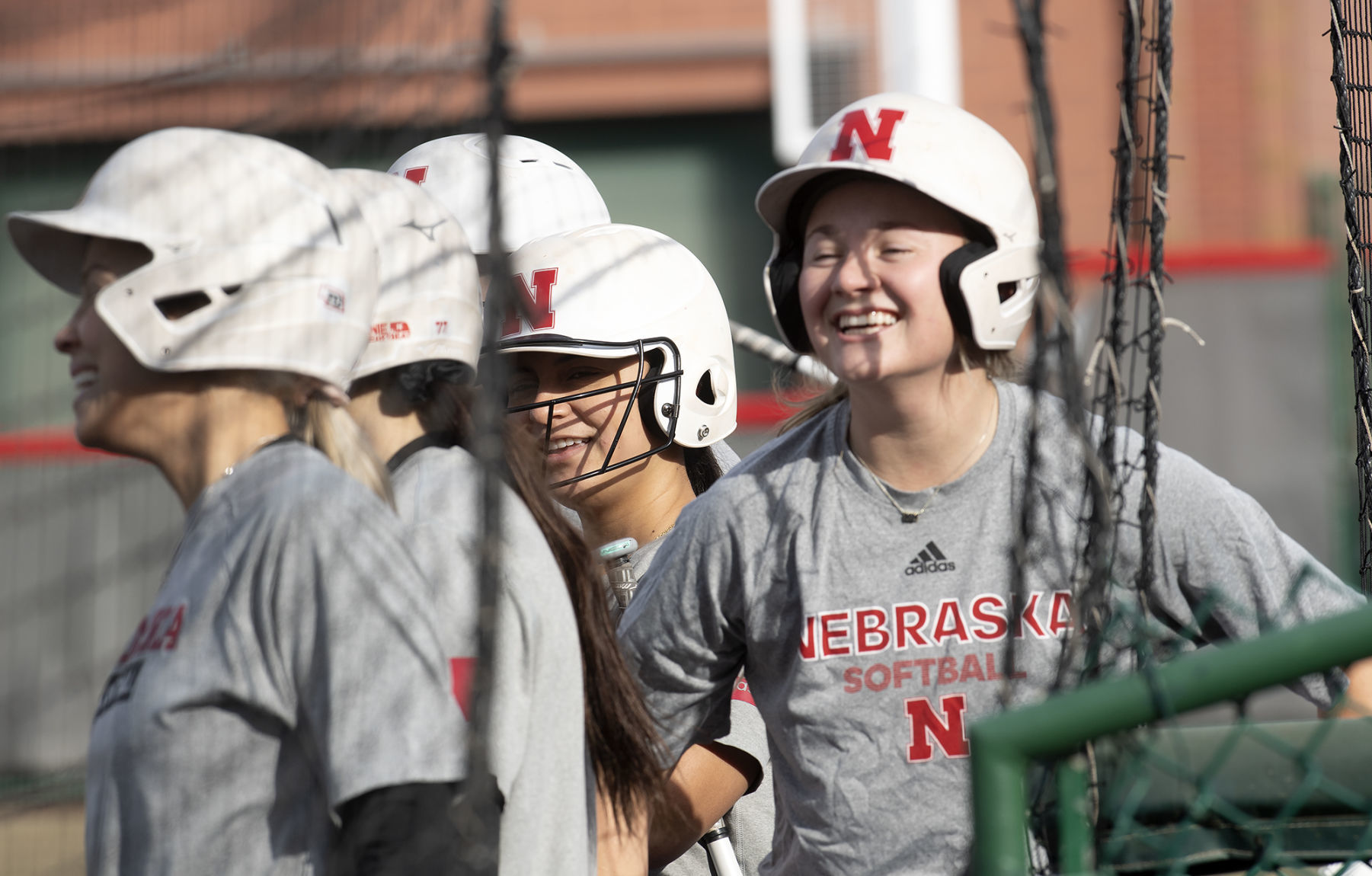 Nebraska softball practice
